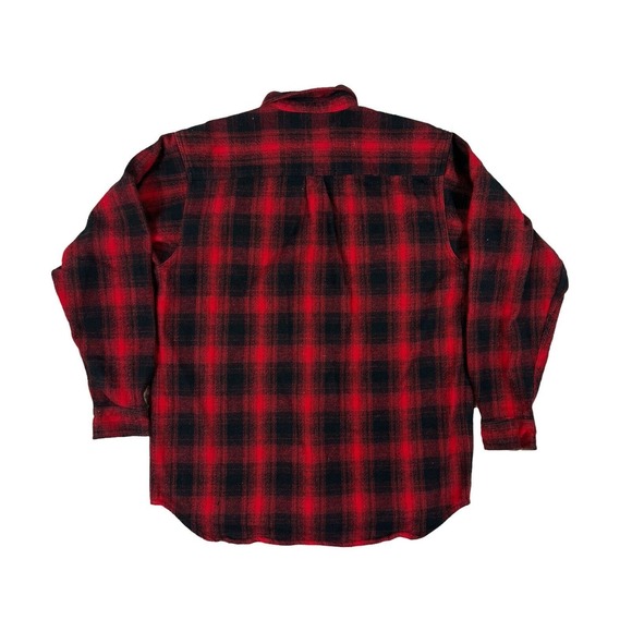 Field & Stream Men Red Black Flannel‎ Shirt Sz XXL Tall - Picture 6 of 6